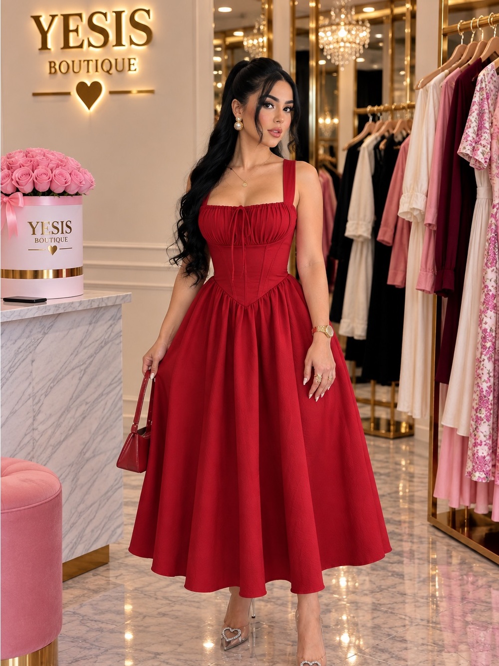 Elegant Midi Dress